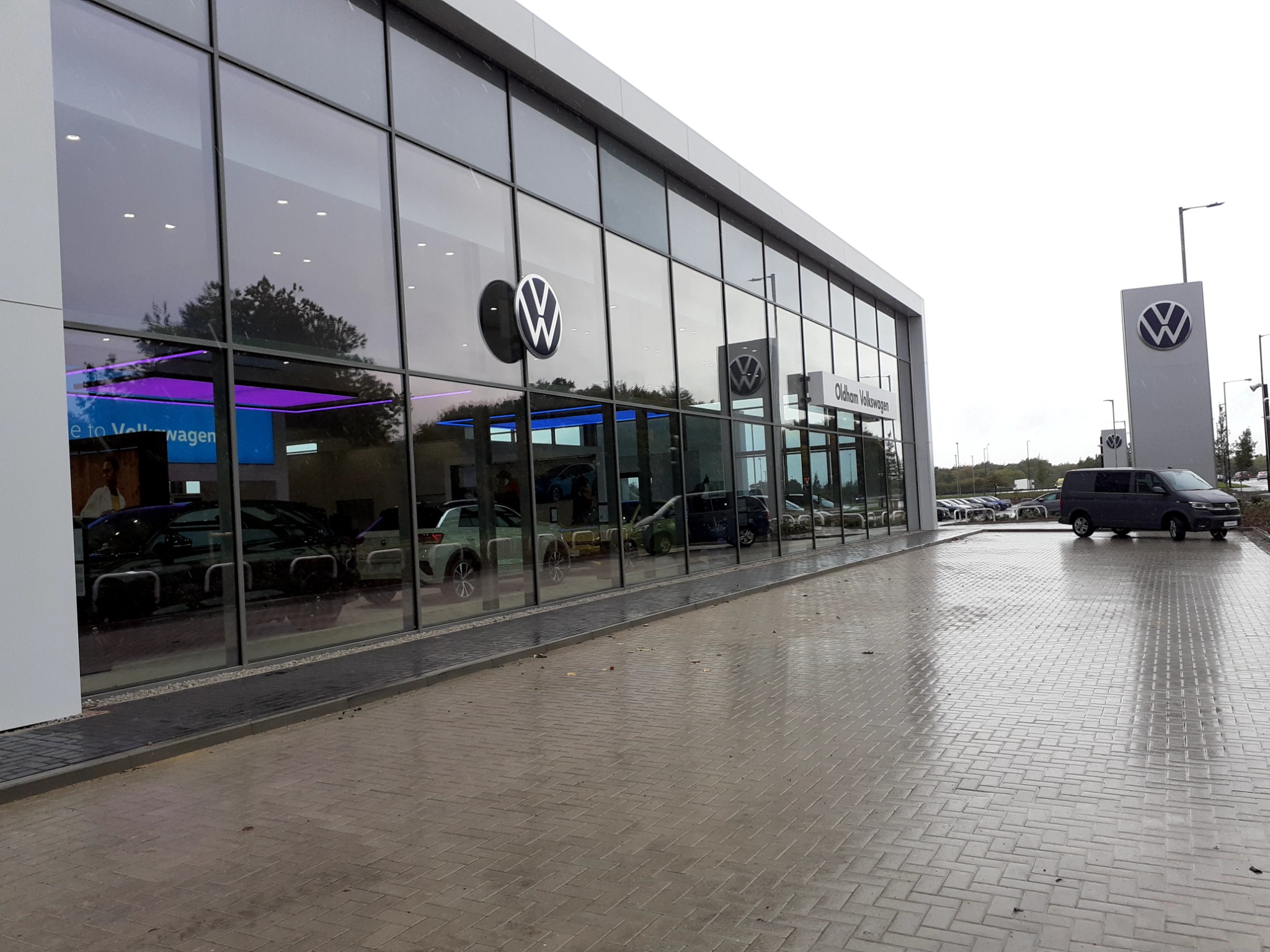 Volkswagen Oldham showroom frontage